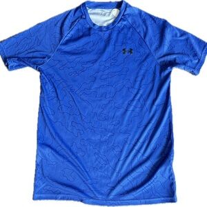 Under Armour Vibrant Blue Patterned Tee